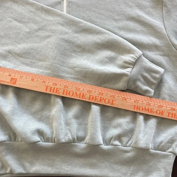 Oli Viv Cozy 1/4 Zip Long Sleeve Popover Sweatshirt Medium Olive Green Soft NEW - Picture 8 of 8